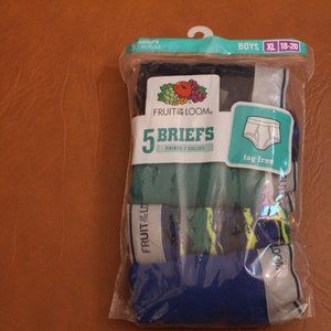 5 BRIEFS BOY'S XL 18-20